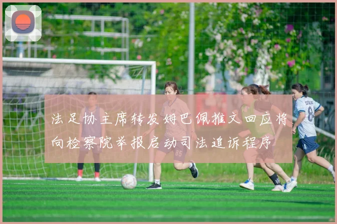 法足协主席转发姆巴佩推文回应将向检察院举报启动司法追诉程序