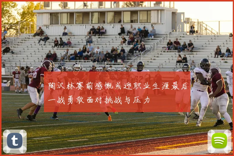 陶汉林赛前感慨或迎职业生涯最后一战勇敢面对挑战与压力